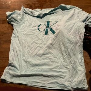 Teal T-shirt Calvin Klein